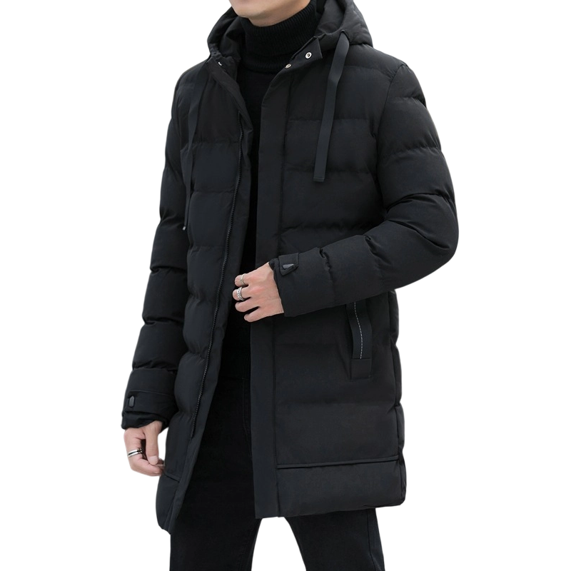 🔈🔈Winter useful products - 60% OFF❄️Men's mid-length down jacket with hood