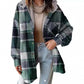 Women’s Classic Cozy Plaid Hooded Jacket