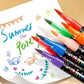 Glitter Dual-Tip Acrylic Paint Markers Set