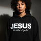Chic Sparkling Sequins JESUS Is the Light Hoodie