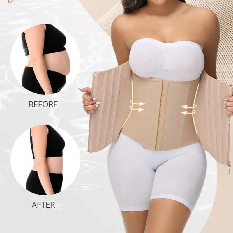 🥳2026 HOT SALE🥳💞50K+ SOLD!👵🦋 52% OFF! Curve-Enhancing Waist Trainer – Adjustable fit, breathable & slim. Perfect under outfits for a smooth silhouette. 👗🤍