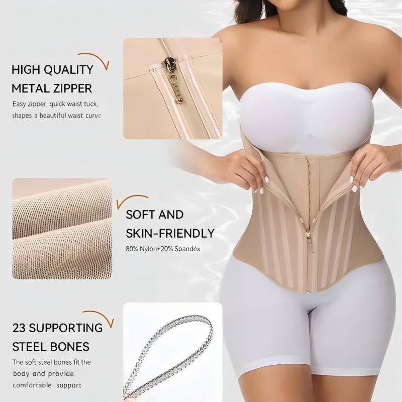 🥳2026 HOT SALE🥳💞50K+ SOLD!👵🦋 52% OFF! Curve-Enhancing Waist Trainer – Adjustable fit, breathable & slim. Perfect under outfits for a smooth silhouette. 👗🤍