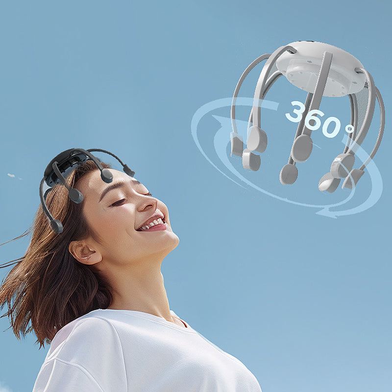 Intelligent Octopus Head Massag🐙 50% OFF NOW ! 💆‍♂️ Intelligent Octopus Head Massager – Relaxing Kneading, Multiple Modes & Portable Design 🔋er