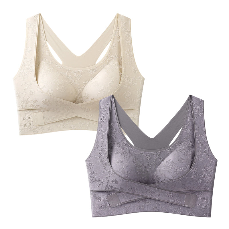 💖✨ All-Day Comfort Meets Perfect Shape! Criss-Cross Lift & Sculpt Bra 50% OFF👚⚡️