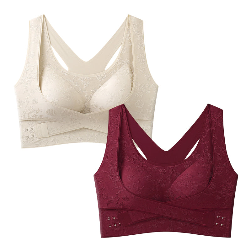 💖✨ All-Day Comfort Meets Perfect Shape! Criss-Cross Lift & Sculpt Bra 50% OFF👚⚡️