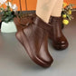 Women’s Stylish and Comfortable Round-toe PU Boots