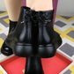 Women’s Stylish and Comfortable Round-toe PU Boots