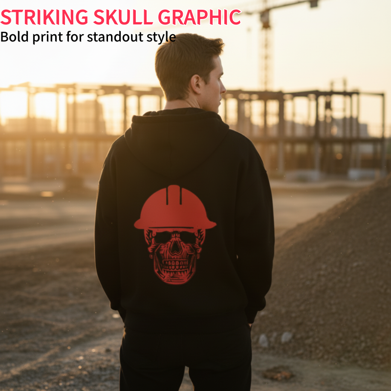 Printed Pullover Hoodie for Men & Women