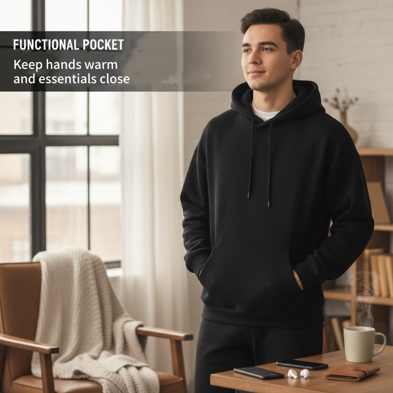 Printed Pullover Hoodie for Men & Women