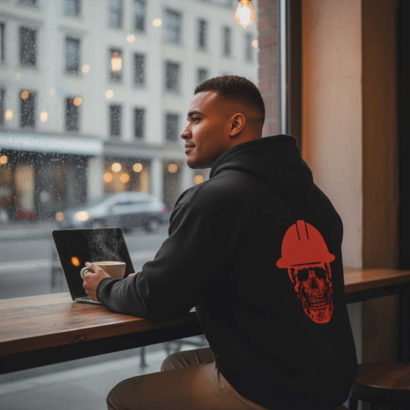 Printed Pullover Hoodie for Men & Women