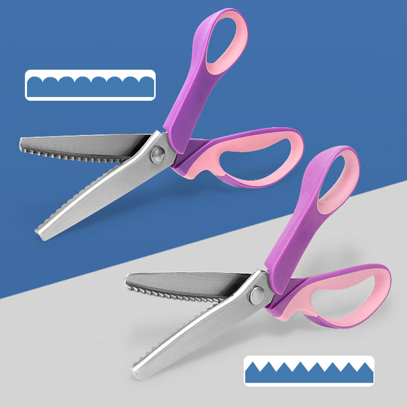 ⏳LAST DAY SALE ONLY ￡6.99!!🎉48K+ Sold ✂️Multipurpose Pinking Shears Serrated Scissors