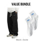 Men's Loose-Fit Drawstring Pants with Pockets