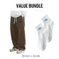 Men's Loose-Fit Drawstring Pants with Pockets
