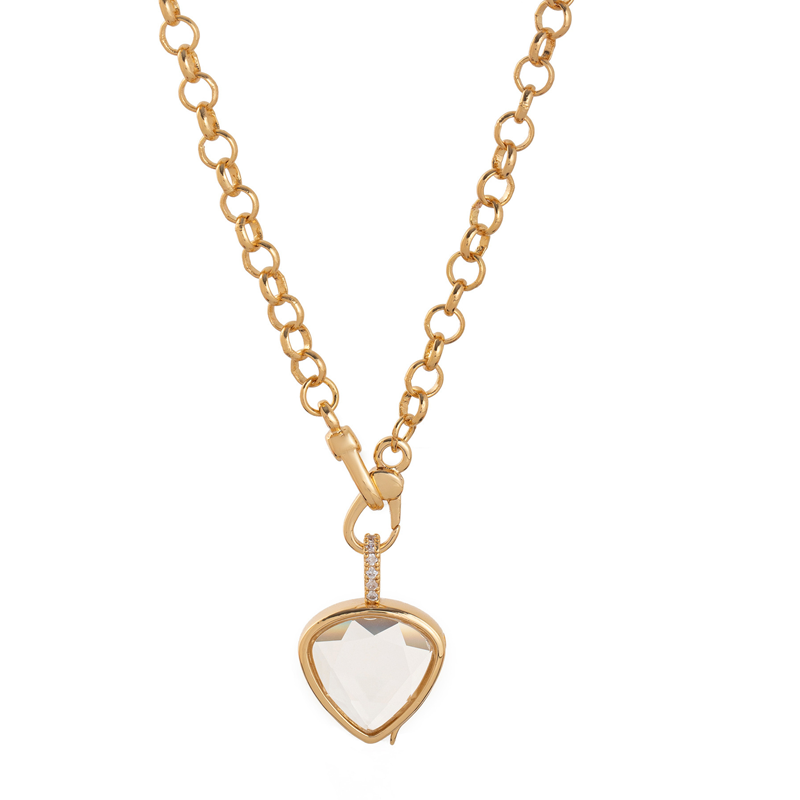 Retro Chic Locket Pendant Necklace