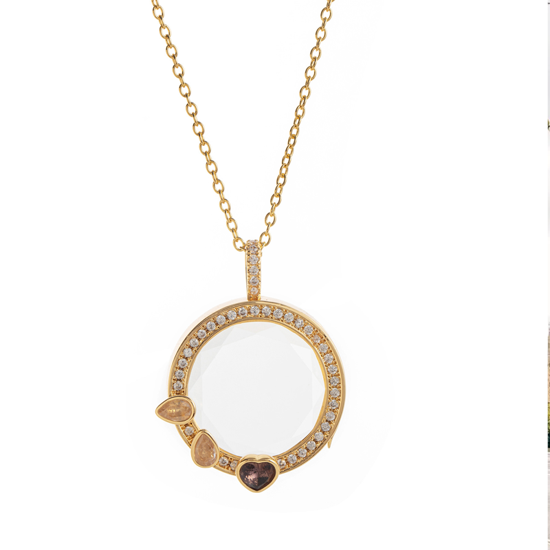 Retro Chic Locket Pendant Necklace