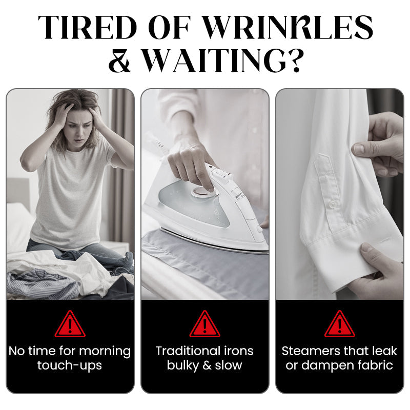 👚LAST DAY 50% OFF⚡Foldable Handheld Steamer with 180° Rotating Handle💥