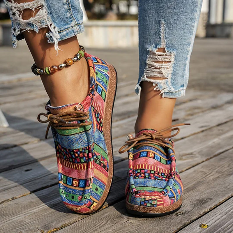 Women's Lightweight Lace-Up Loafers