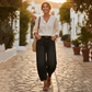 🔥Limited-time offer-Women's Casual Wide-Leg Cropped Jeans