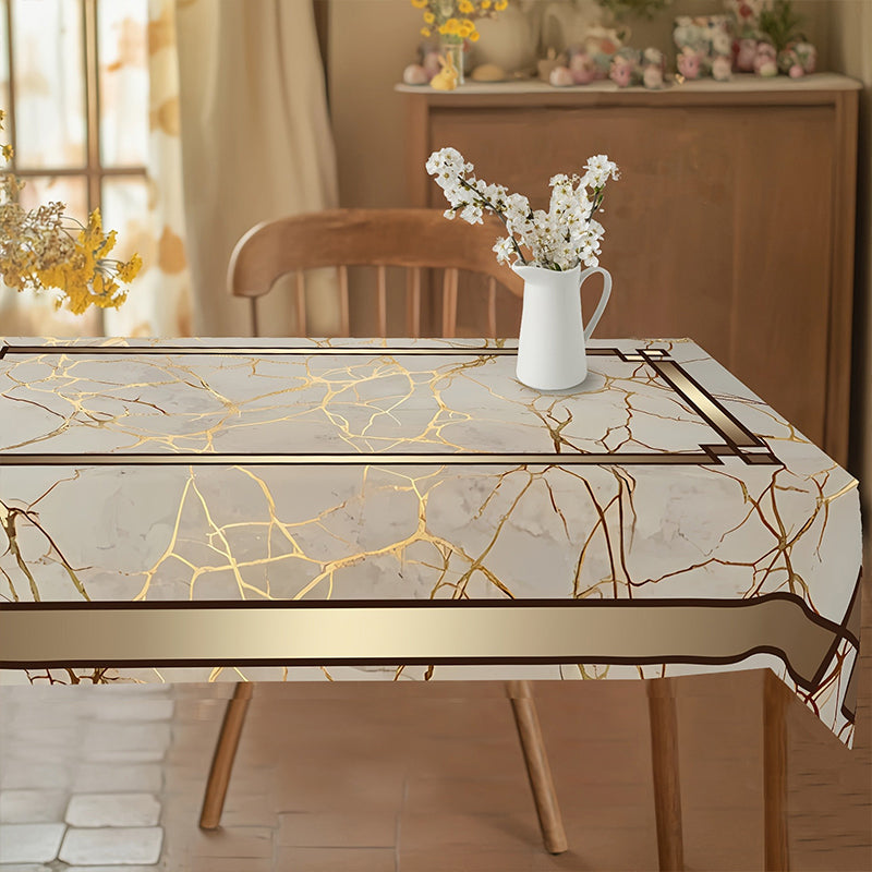 ⏳Limited-time 50% off⏰Waterproof Marble-Print Tablecloth🌩️