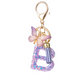 Glitter Initial Keychain with Tassel Pendant
