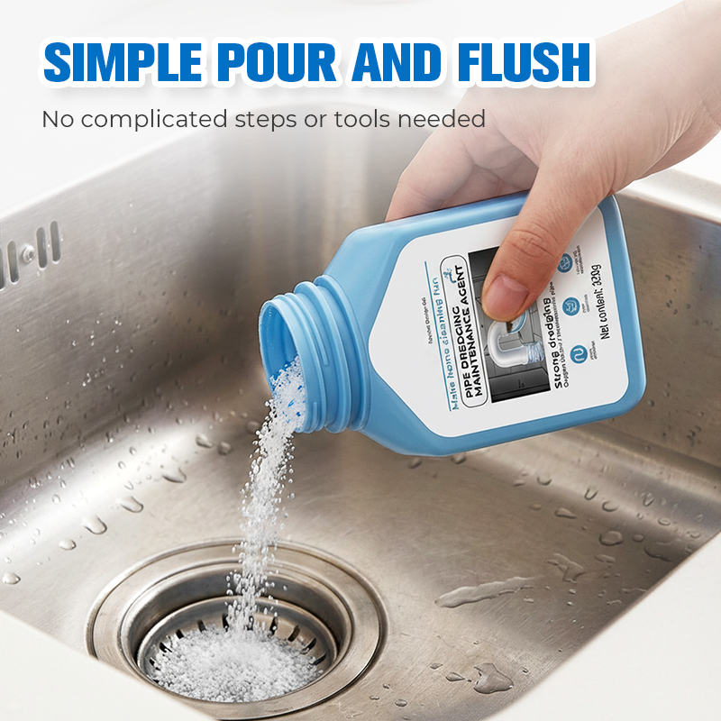 🔄✨LAST DAY SALE 70% OFF🧴Multi-purpose Powerful Sink & Drain Cleaner, Heavy Duty Unblocker Liquid, Kitchen Pipe Dredging Agent for Household Soap Scum & Clogged Drains