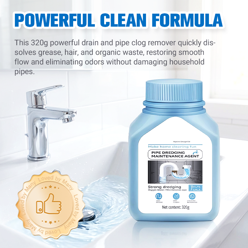 🔄✨LAST DAY SALE 70% OFF🧴Multi-purpose Powerful Sink & Drain Cleaner, Heavy Duty Unblocker Liquid, Kitchen Pipe Dredging Agent for Household Soap Scum & Clogged Drains