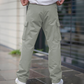 Classic Multi-Pocket Cargo Pants for Men – Relaxed Fit, Durable & Breathable, Sizes 2XL–4XL! 🌿🖤