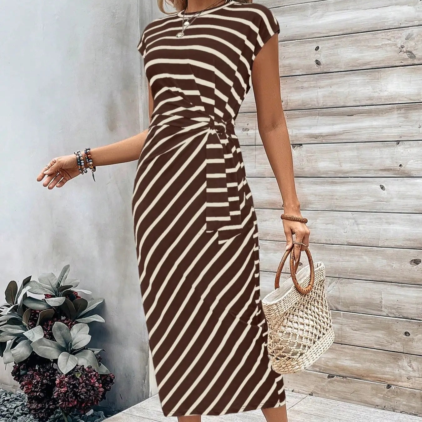 ⏳LAST DAY SALE 70% OFF!!💕Women's Elegant Tie Waist Dress