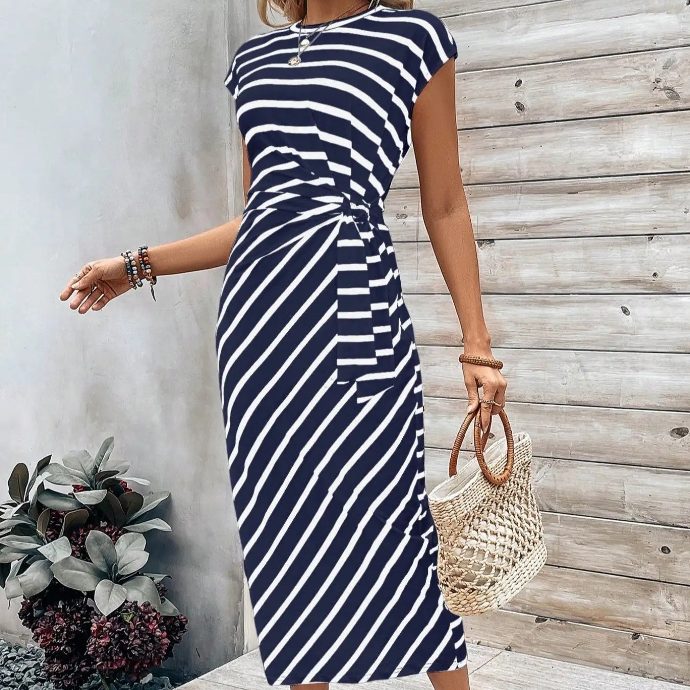⏳LAST DAY SALE 70% OFF!!💕Women's Elegant Tie Waist Dress