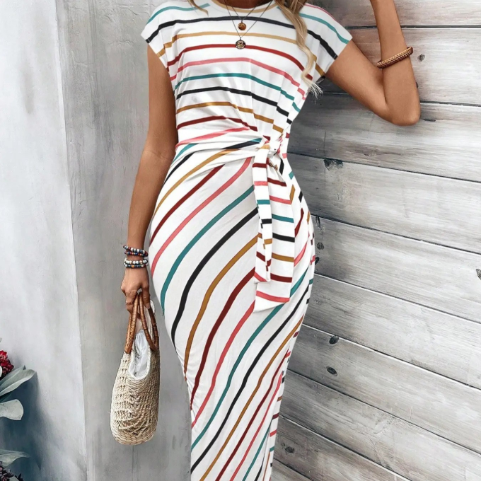 ⏳LAST DAY SALE 70% OFF!!💕Women's Elegant Tie Waist Dress