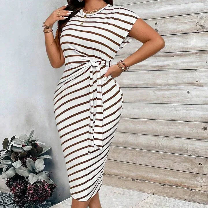 🔥LAST DAY SALE 50% OFF!!💕Women's Elegant Tie Waist Dress