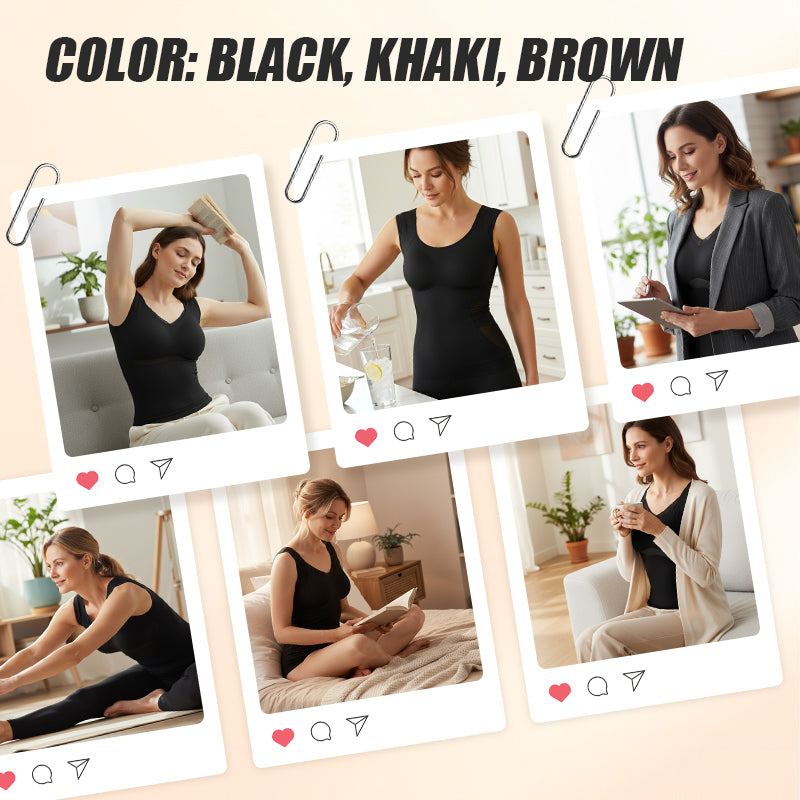 Women's Thermal Shaping Top with Built-in Bra