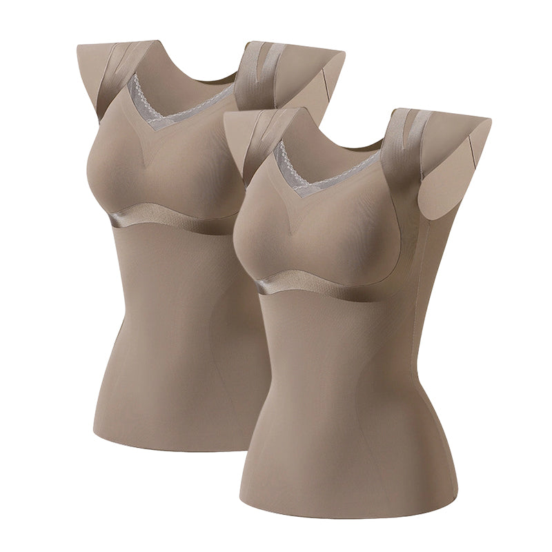 Women's Thermal Shaping Top with Built-in Bra