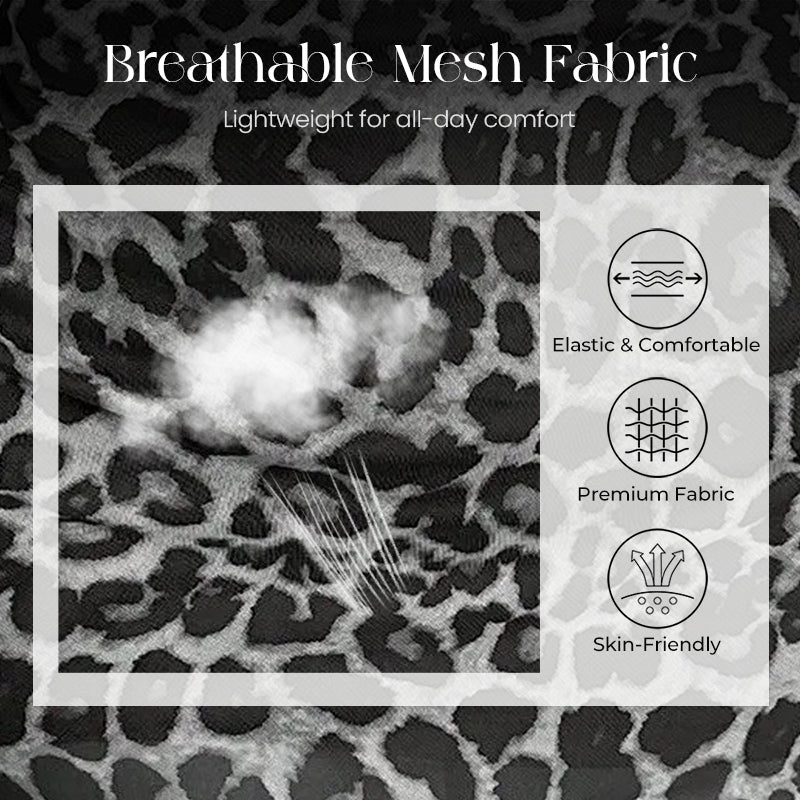 Women's Leopard Print Bodycon Mini Dress