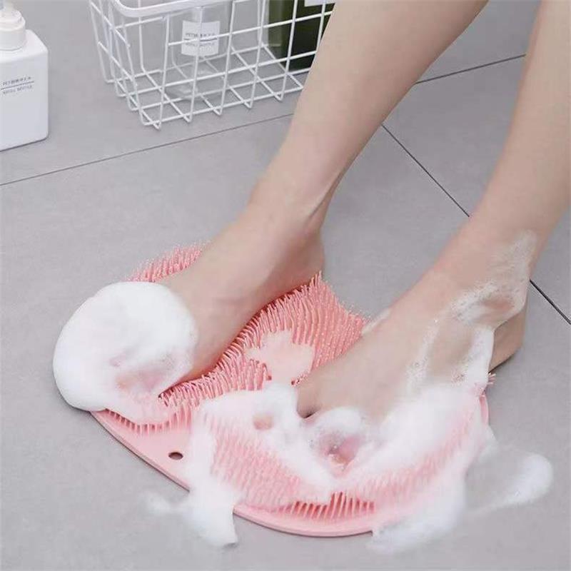 🥳HOT SALE🥳💞10K+ SOLD! Shower Scrubber- Dual-sided, non-slip & massage pad. Deep clean – grab yours! ✅