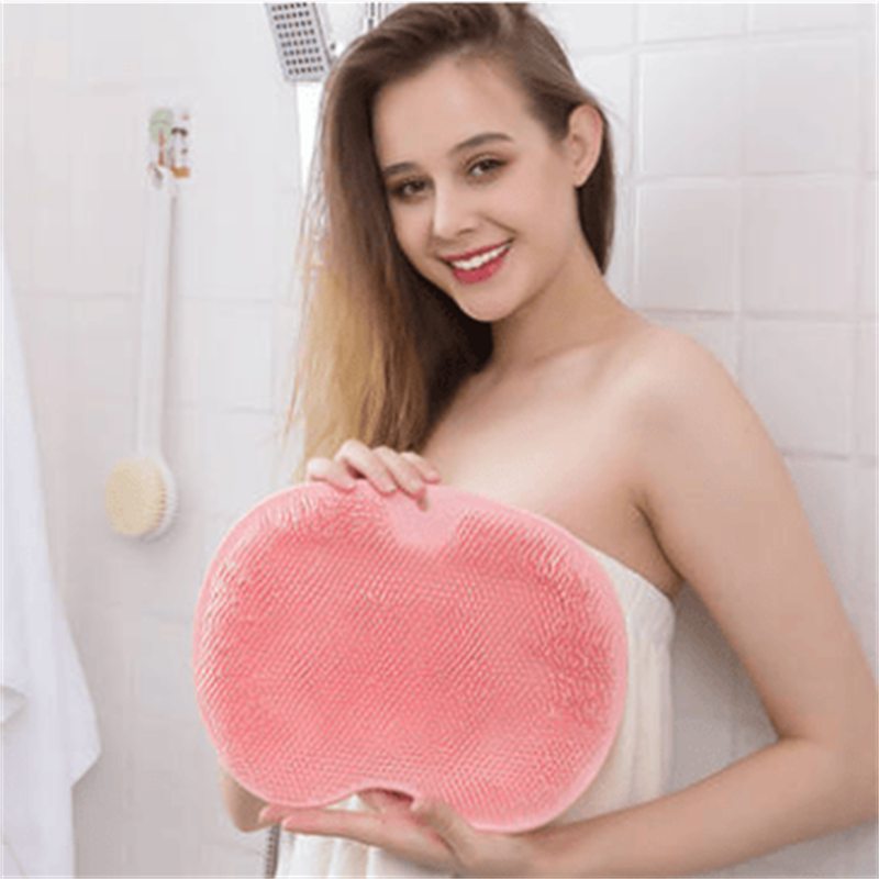 🥳HOT SALE🥳💞10K+ SOLD! Shower Scrubber- Dual-sided, non-slip & massage pad. Deep clean – grab yours! ✅