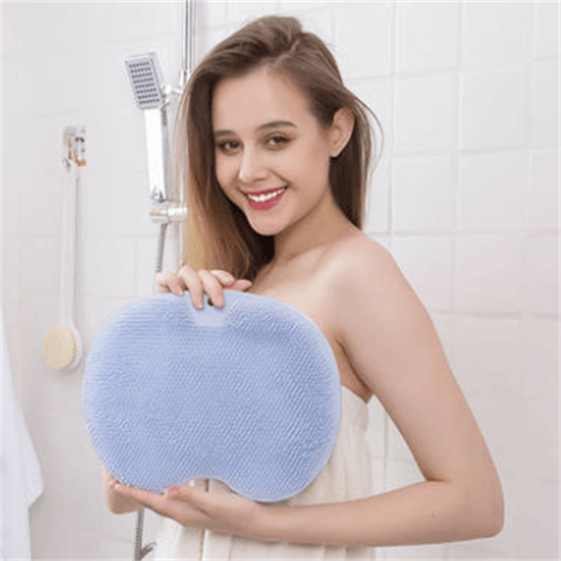 🥳HOT SALE🥳💞10K+ SOLD! Shower Scrubber- Dual-sided, non-slip & massage pad. Deep clean – grab yours! ✅