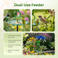 Metal Frog-Shaped Bird Feeder Stake