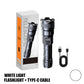 🔥Limited-time offer🔦LED Strong Light Retractable Flashlight🎁Flashlight + Type-C Cable