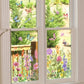 💐Colorful Floral Bouquet Window Sticker🖼️
