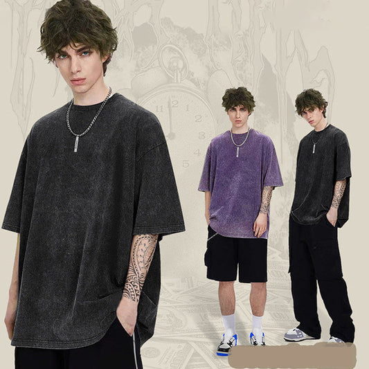 2026 HOT SALE🥳Solid Color Vintage Tee ☀️