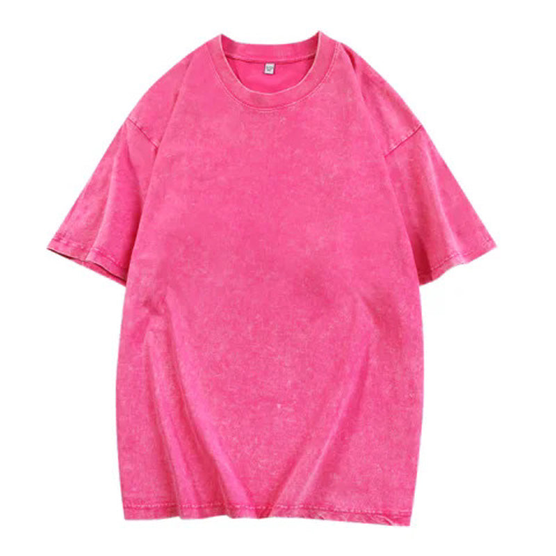 2026 HOT SALE🥳Solid Color Vintage Tee ☀️