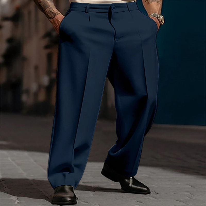 🥳2026 HOT SALE🥳💞50K+ SOLD!☀️☕50% OFF! Men's Casual Wide-Leg Pants – Breezy pleated front, easy pull-on style. Dress up or down for any summer day. A wardrobe essential. 👖🕊️