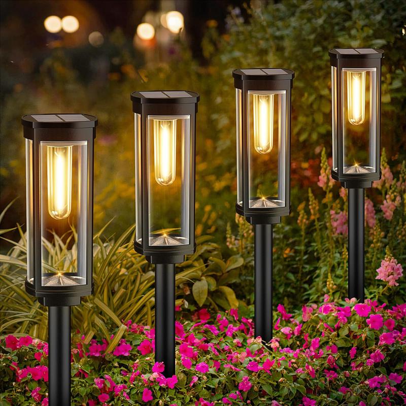 ☀️ LIMITED-TIME 50% OFF! ✨ Solar Pathway Lights Outdoor – Monocrystalline Panel, 14hr Runtime, Retro Design 🏡