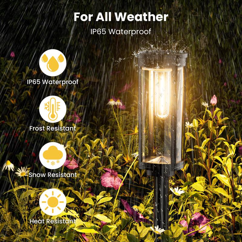 ☀️ LIMITED-TIME 50% OFF! ✨ Solar Pathway Lights Outdoor – Monocrystalline Panel, 14hr Runtime, Retro Design 🏡