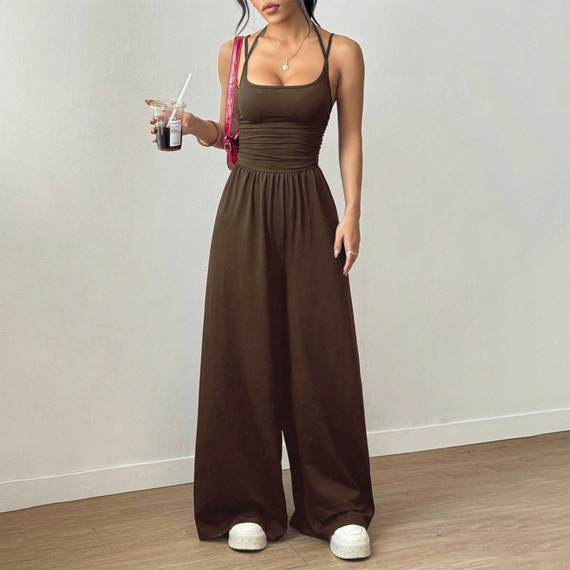 🔥2026 NEW SALES - 49% OFF🔥Women's Casual Spaghetti Strap Jumpsuit
