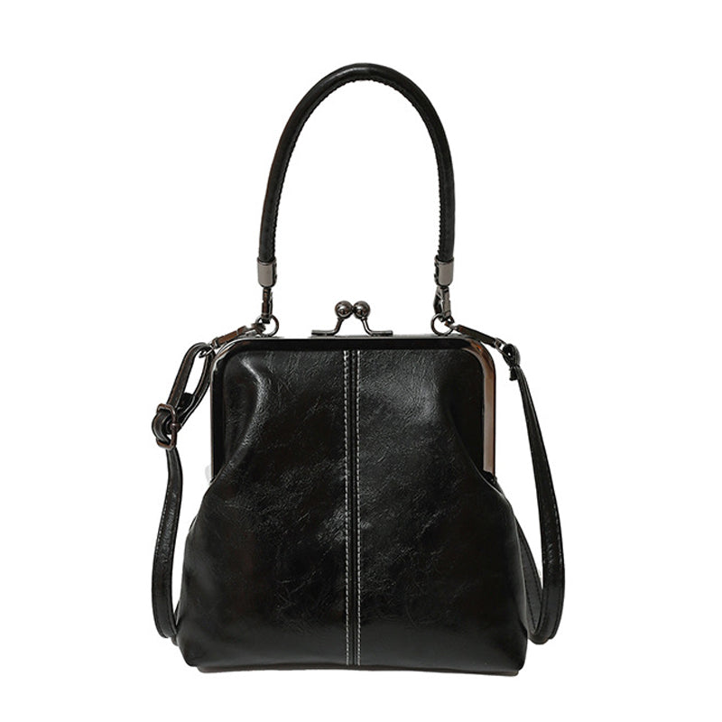 Vintage Kiss-Lock Bag – 2-in-1 Carry & Organized