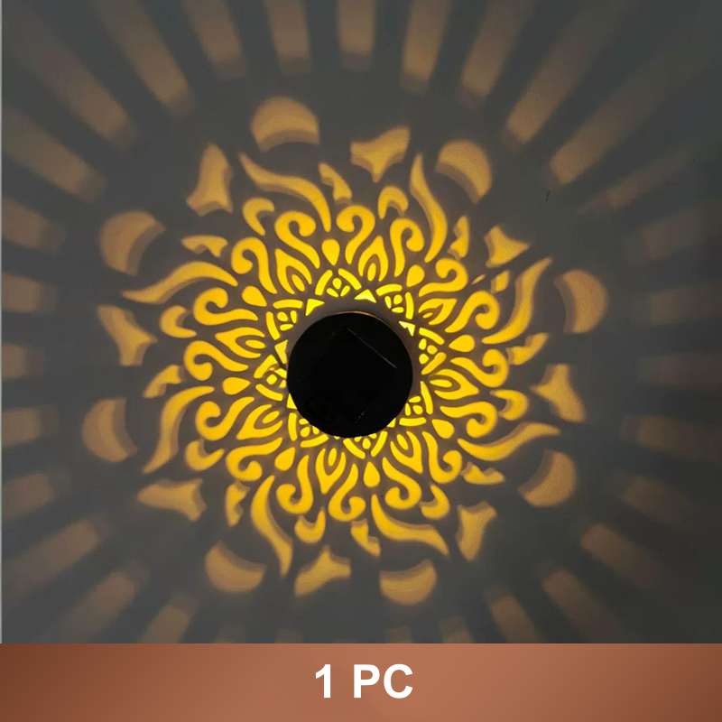 🌞 50% OFF NOW! 🌀 Solar Mandala Light – Stunning Pattern Projection, 2-in-1 Floor & Wall Design & IP65 Waterproof Auto On/Off