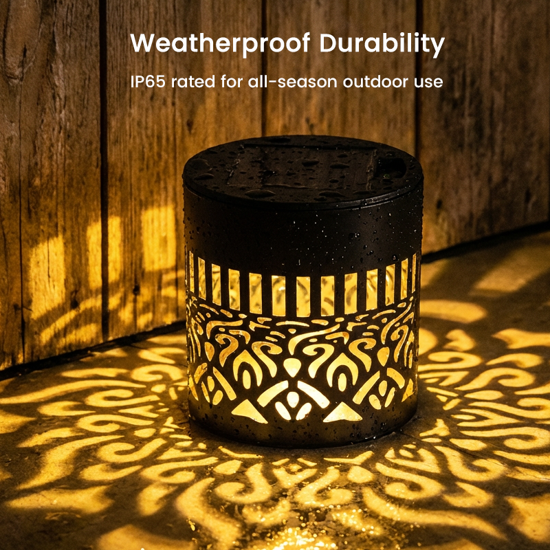 🌞 50% OFF NOW! 🌀 Solar Mandala Light – Stunning Pattern Projection, 2-in-1 Floor & Wall Design & IP65 Waterproof Auto On/Off