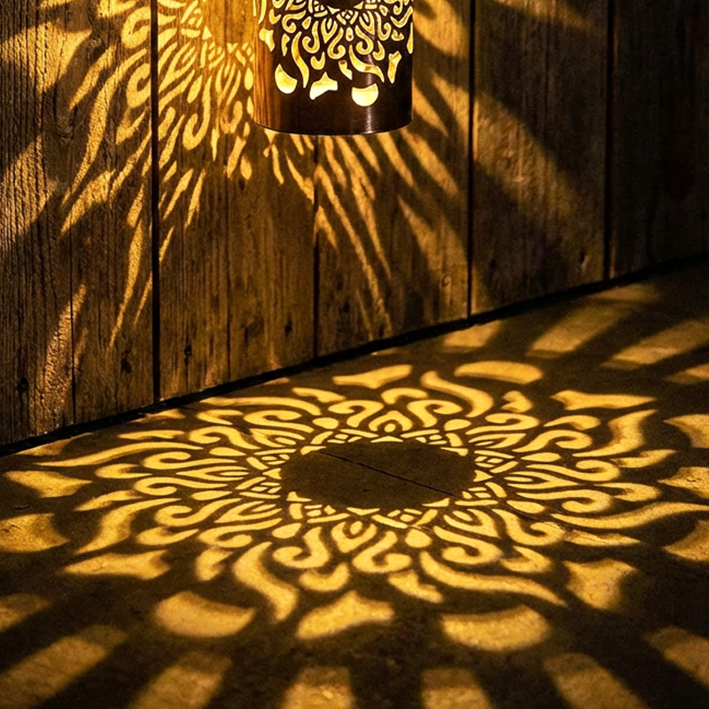 🌞 50% OFF NOW! 🌀 Solar Mandala Light – Stunning Pattern Projection, 2-in-1 Floor & Wall Design & IP65 Waterproof Auto On/Off